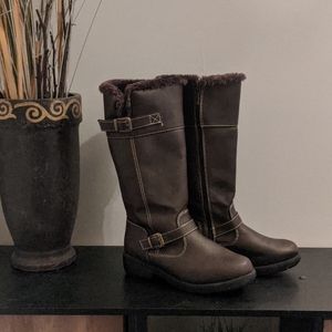 Totes Fur Lined Boots Size 7